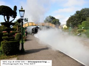 Disappearing in a cloud of steam towards Alresford