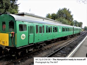 The diesel electric Hampshire unit at Ropley